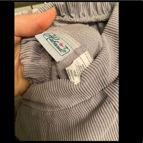 Vintage Corduroy Pants (Blue-ish Gray) - Picture 2 of 4